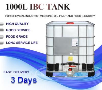 China Galvanized Steel DC53D 1000 Litre IBC Chemical Tanks 1200*1000*1150mm for sale