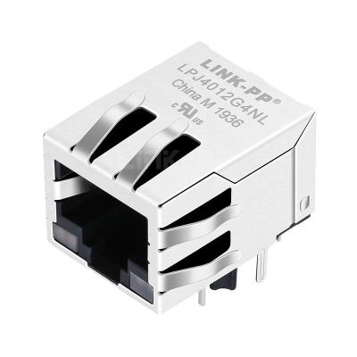 China LPJ4012G4NL 10/100 Base-T RJ45 8 Pin Modular Connector for sale