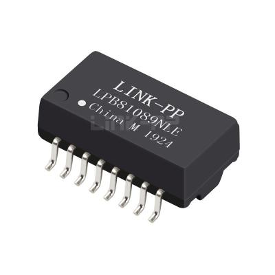 China Pulse TX1089NL Compatible LINK-PP LPB81089NLE 10/100 Base-T Base-T Single Port SMT 16 PIN LAN Magnetic Transformer Modules for sale