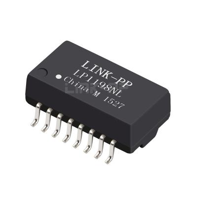 Chine S558-5999-T5-F Compatible LINK-PP LP1198NL 10/100 Transformateur de télécommunications Ethernet à port unique SMD 16 PIN à vendre