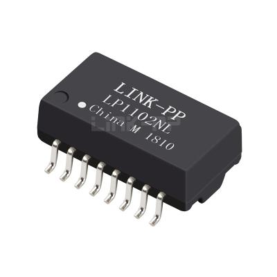 中国 ボーンズ PT61017PEL コンパティブル LINK-PP LP1102NL 10/100 ベース-T ベース-T シングルポート SMT 16 PIN LAN トランスフォーマー 販売のため
