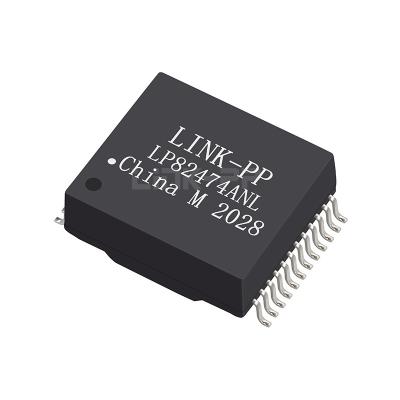 China LP82474ANL Single Port 1000 BASE-T SMD 24 Pin Lantelecom Transformer Modules for sale