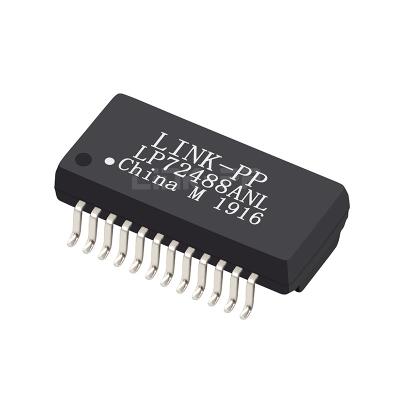 China LP72488ANL 2.5G Base -T 24 Pin Single Port SMD Transformer Magnetic Modules for sale