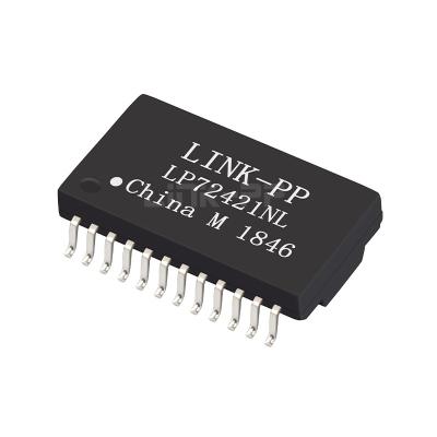 China LP72421NL 5G Base -T Single Port 24 Pin SMD módulos de transformador magnético à venda