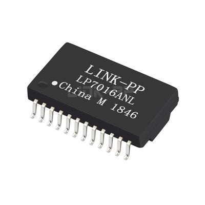 China LP7016ANL 10G Base-T Single Port SMD Ethernet Magnetics Transformer Modules 24 PIN for sale