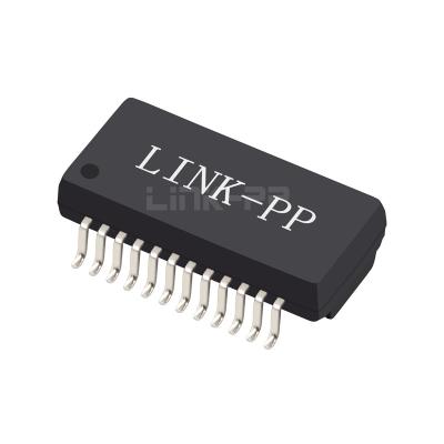 China SG24301G Compatible LINK-PP LP82453NL Single Port 1000 BASE-T Low Profile Ethernet Transformer 24 Pin for sale