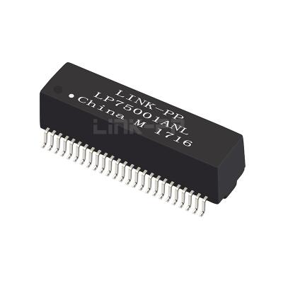 China LP75001ANL Dual Port 2.5G BASE-T 50 Pin SMD Ethernet Transformer Modules for sale