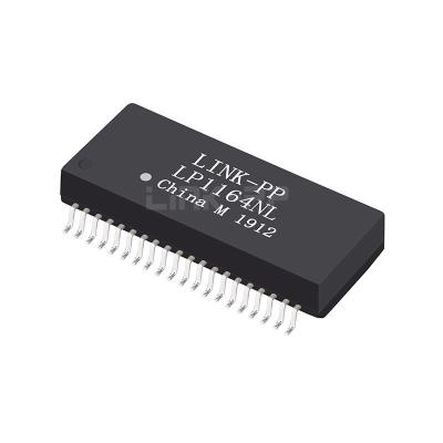 China X Multiple XTFZ-M-3007A-MOA Compatible LINK-PP LP1164NL 10/100 Base-T Quad Port SMD 40PIN Ethernet LAN Magnetic Transformer for sale