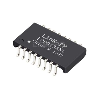 China YDS 13F-39NL Compatible LINK-PP LP0013ANL 10/100 Base-T Single Port SMD 16PIN Low Profile Ethernet Magnetics for sale