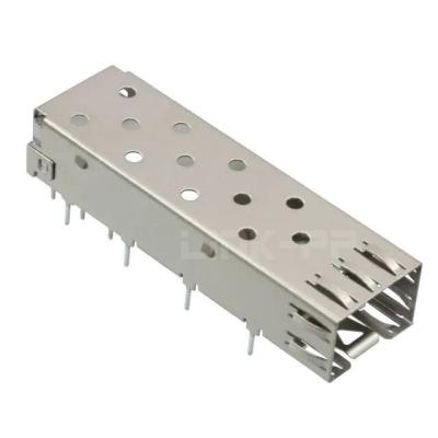 China 2227303-1 SFP Cage Connector Solder Through Hole Right Angle 4 Gb/s Without Light Pipe for sale
