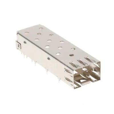 China 1-2227303-2 CONN SFP CAGE 1 Port PRESS-FIT R/A Through Hole Solder Mount for sale
