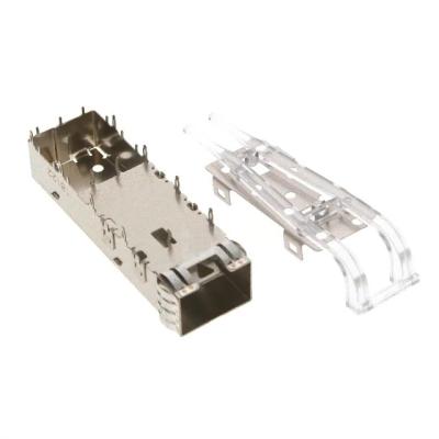 China 2170193-1 SFP+ Cage Connector Press-Fit Through Hole Right Angle for sale