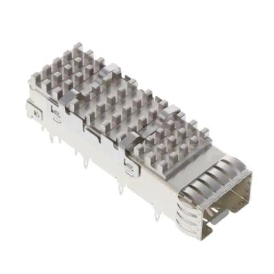 China 2291634-1 TE SFP+ Cage With Heat Sink 16 Gb/s Press-Fit Through Hole for sale