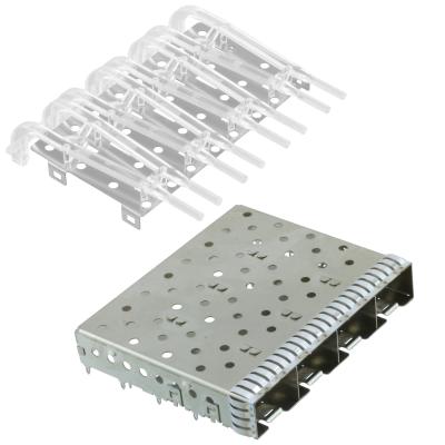 China 2110069-1 TE SFP+ Cage Ganged (1 x 4) Conector Incluído Lightpipe à venda