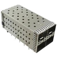 Quality TE 2007637-5 SFP+ Cage Assembly With Integrated Connector 2x2 Port Included for sale