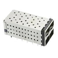Quality TE 2007417-5 SFP+ Cage 2x2 Port With Connector Included Lightpipe Elastomeric for sale
