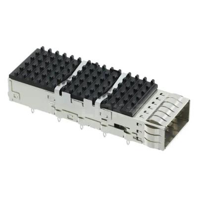 China 2170704-7 QSFP28 Cage With Heat Sink 28 Gb/s for sale