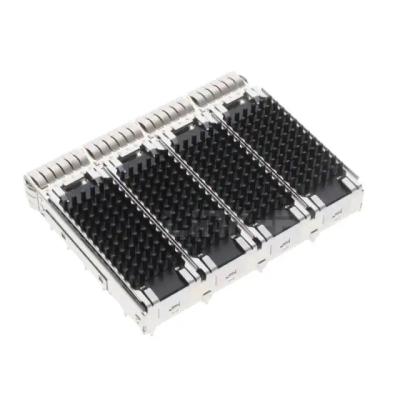 China TE 2170745-4 QSFP28 Cage Assembly Ganged (1 x 4) with Heat Sink Connector Press-Fit for sale