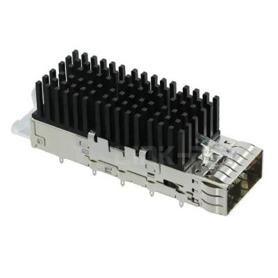 China TE 2170705-6 ZQSFP+ Cage with Heat Sink Connector Internal/External EMI Springs Included Lightpipe for sale