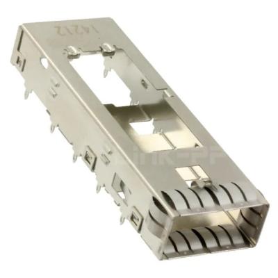China 1888674-1 QSFP+ Cage Connector Press-Fit Through Hole for sale
