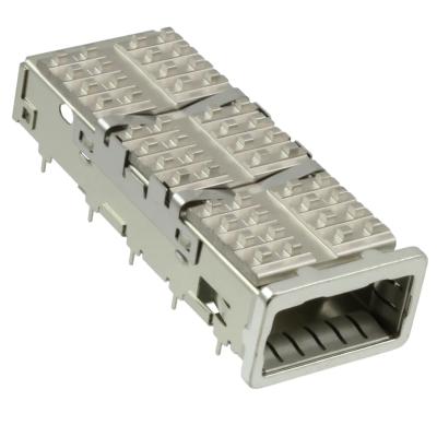 China 2170395-1 TE QSFP+ Cage With Heat Sink Connector Solder for sale