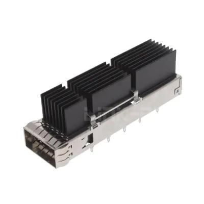 China TE 2342933-3 QSFP-DD Cage With Heat Sink Connector Press-Fit Through Hole for sale