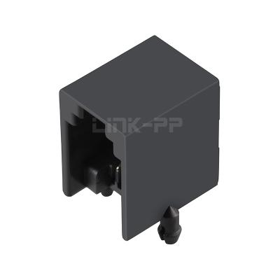 China LPJE8014NNL 6p6c RJ11 Jack Without Magnetics 1X1 Port Tab Down Without LED for sale