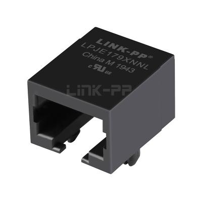 China LPJE179XNNL Without LED 1X1 Port 6p6c RJ11 Jack Tab Down without Integrated Magnetics for sale