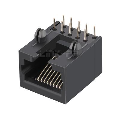 China LPJE161NNL 1X1 Port RJ45 Jack Tab Down Without Led without Integrated Magnetics for sale