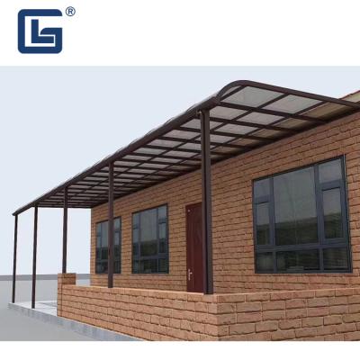 China Terrace Outdoor Awning Canopy 700mm Polycarbonate Roof Aluminium Pergola 4m X 3m for sale