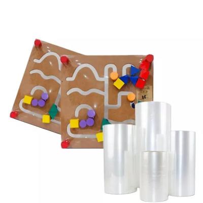 China High Shrinkable Ratio 12mic - 40mic Five - Layer Center - Folded POF Shrink Roll For Toy for sale