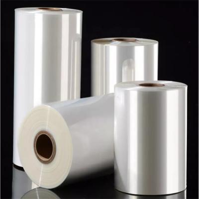 China Clear Center Folded ( Half Tube ) POF Shrink Roll Foil For Wood Product for sale
