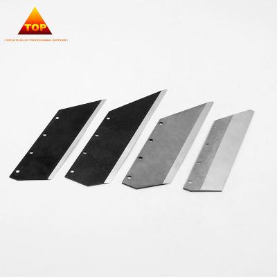 China Cuchilla de cuchillos de corte de la fibra de vidrio de la aleación de Chrome del cobalto de la capa de Tefon en venta
