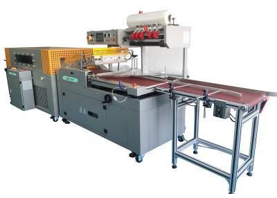 China Stainless Steel L Bar Shrink Wrap Machine Heat Shrink Packing Machine 16KW 25A for sale