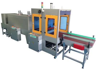 China 200 Degree Thermal Hot Wind Sleeve Wrapping Machine PLC Control for sale