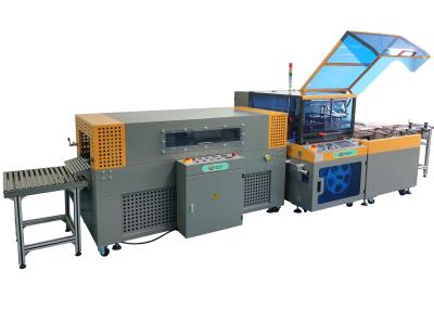 China ISO9001 Shrink Film Wrapping Machine , Box Shrink Packing Machine PLC Control for sale