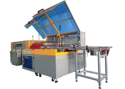 China Vertical 3.5KW PVC POF Film Shrink Sealer Machine Program Control Automatic for sale