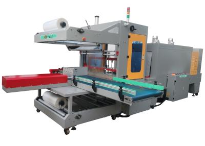 China 220V Fully Automatic Shrink Wrapping Machiner For 6 Pack 12 Pack 24 Pack Beer Cases for sale