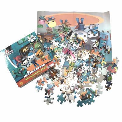 China Full Color Custom Printed Funny Floor Jigsaw Puzzle For Age 3 Kids for sale