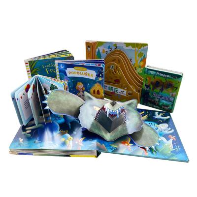 China OEM ODM Early Educational Kids Book Printing Popup Slide Book Printing For Kids for sale