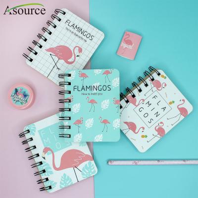 China 70gsm Fashion Cute A4 Notebooks Mini Spiral Thread Binding Notebook for sale