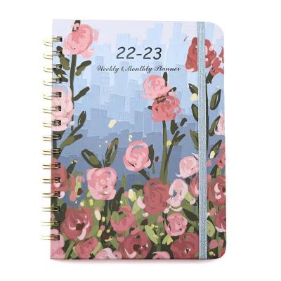 China FSC Spiral Bound Undated Weekly Planner OEM Daily Goals Notebook A5 for sale