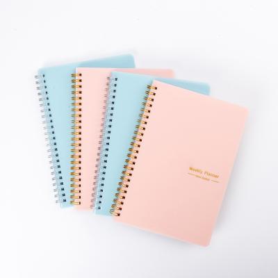 China A5 Diary B5 Spiral Notebook Printing Customizable Leather Journal à venda