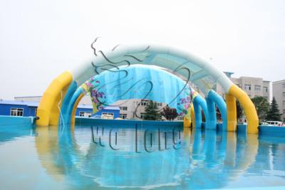 China Customized Wholesale Newly Developed Inflatable Swimming Pool/Inflatable Water Slide With Swimming Pool for sale