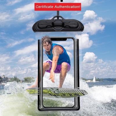 China ODM Waterproof Cell Phone Pouch Waterproof Floatable Cell Phone Case Dry Pouch Bag for sale