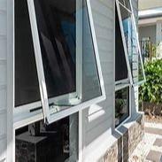 China Aluminium Metal House Window Awnings Top Hung Bathroom for sale