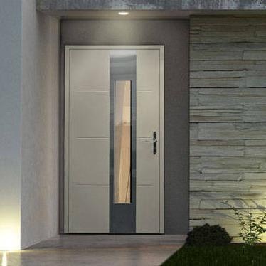 China Indoor Entrance Aluminum Hinged Door Sound Insulation Double Glass Aluminum Swing Door for sale