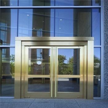 China Office Aluminum Hinged Screen Doors 1.4mm-2.0mm Powder Coated for sale