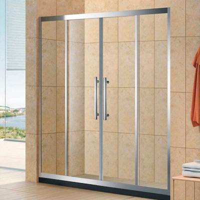 China Spray Tempered Glass Aluminum Hinged Door Waterproof for sale