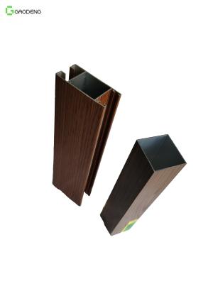 China Wood Grain Industrial Aluminum Profile T3-T8 6000 Series for sale